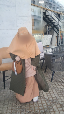 Pré commande Binti Doudoune kiwi matelassée